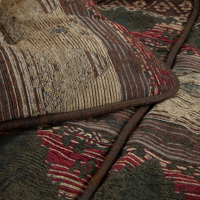Loon Peak® Burrill Brown/Red/Tan Aztec Print Western Rustic 7 Piece